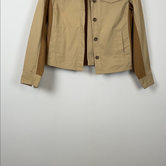 Cabi Mason Military Safari Explorer Women's M Tan Brown Button-Up Blazer Jacket - Picture 4 of 10